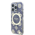Guess Guess iPhone 16 Pro Back-Cover hul - Magsafe IML - 4G Peony - Blau