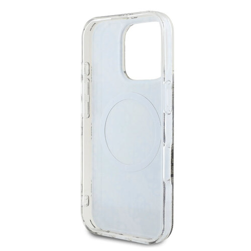 Guess Guess iPhone 16 Pro Back cover coque - Magsafe IML - 4G Peony - Marron