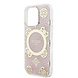 Guess Guess iPhone 16 Pro Backcover hoesje - Magsafe IML - 4G Peony - Roze Guess Guess iPhone 16 Pro Backcover hoesje - Magsafe IML - 4G Peony - Roze