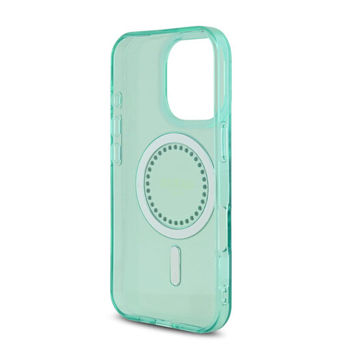 Guess Guess iPhone 16 Pro Max Back-Cover hul - Magsafe IML - Rhinestones - Grün