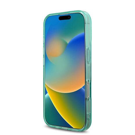Guess Guess iPhone 16 Pro Backcover hoesje - Magsafe IML - Rhinestones - Groen Guess Guess iPhone 16 Pro Backcover hoesje - Magsafe IML - Rhinestones - Groen