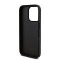 Guess Guess iPhone 16 Pro Max Back-Cover hul - PU Leather - Peony Script Logo - Schwarz