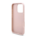 Guess Guess iPhone 16 Pro Back cover coque - PU Leather - Peony Script Logo - Marron