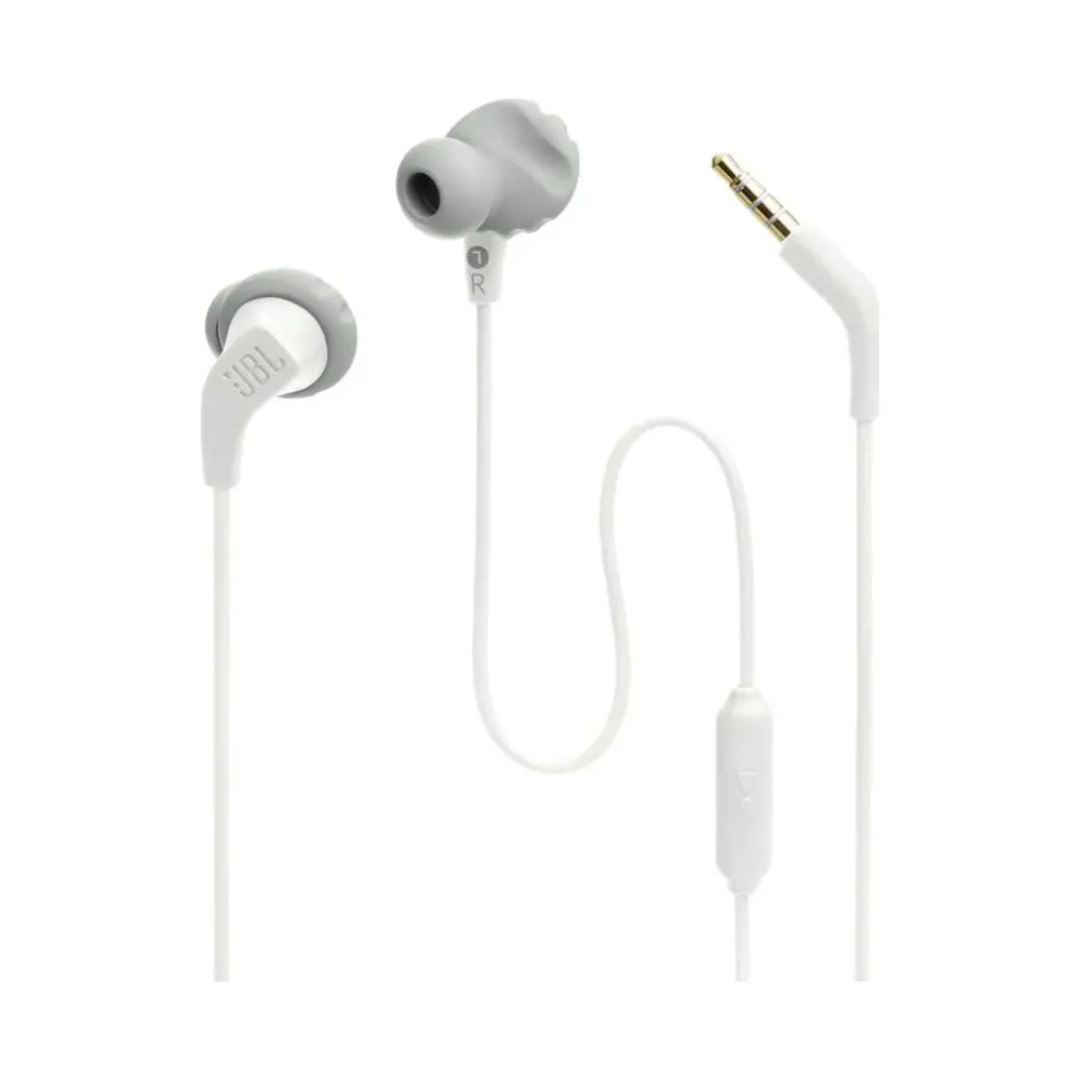 JBL JBL Endurance Run 2 Wired Waterproof Sports In-Ear Earphone - Wit, foto 4 van 6