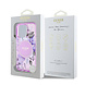 Guess Guess iPhone 16 Pro Max Back cover coque - Magsafe IML - Flower Design & Tonal Circle Logo - Violet Guess Guess iPhone 16 Pro Max Back cover coque - Magsafe IML - Flower Design & Tonal Circle Logo - Violet