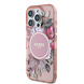 Guess Guess iPhone 16 Pro Max Back-Cover hul - Magsafe IML - Flower Design & Tonal Circle Logo - Rosa Guess Guess iPhone 16 Pro Max Back-Cover hul - Magsafe IML - Flower Design & Tonal Circle Logo - Rosa