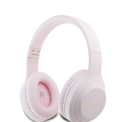 Guess Bluetooth Headphones - Classic Printed Logo - Pink