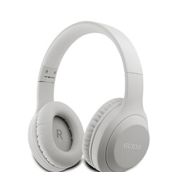 Guess Bluetooth Headphones - Classic Printed Logo - Zilver