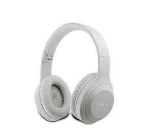Guess Guess Bluetooth Headphones - Classic Printed Logo - Zilver Guess Guess Bluetooth Headphones - Classic Printed Logo - Zilver