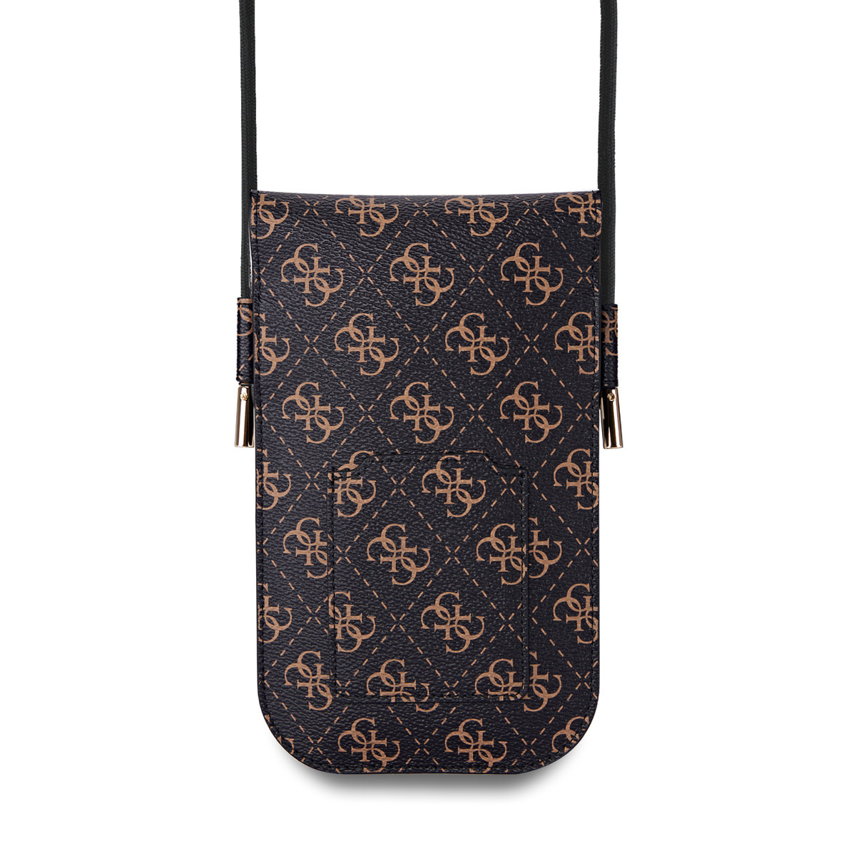 Guess Guess 7 inch PU Leather Telefoontas - Wallet bag - 4G Triangle - Zwart, foto 2 van 4