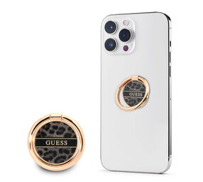 Guess Guess Phone ring holder - Leopard Ring Stand - Black Guess Guess Phone ring holder - Leopard Ring Stand - Black