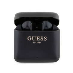 Guess True Wireless Bluetooth Earbuds - Satined Finish - Black