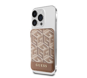 Guess Guess Porte-cartes magnétique pliable - Magsafe - GCube - Marron Guess Guess Porte-cartes magnétique pliable - Magsafe - GCube - Marron