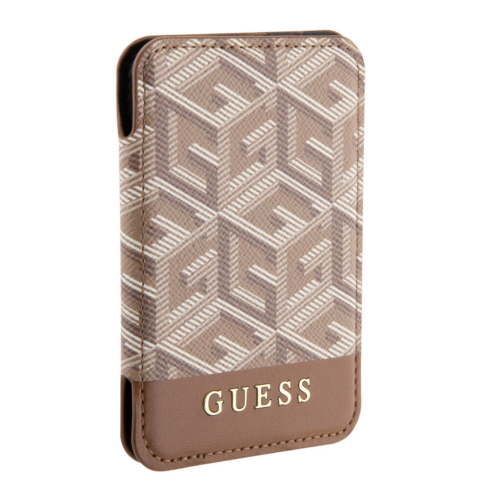 Guess Guess Porte-cartes magnétique pliable - Magsafe - GCube - Marron Guess Guess Porte-cartes magnétique pliable - Magsafe - GCube - Marron