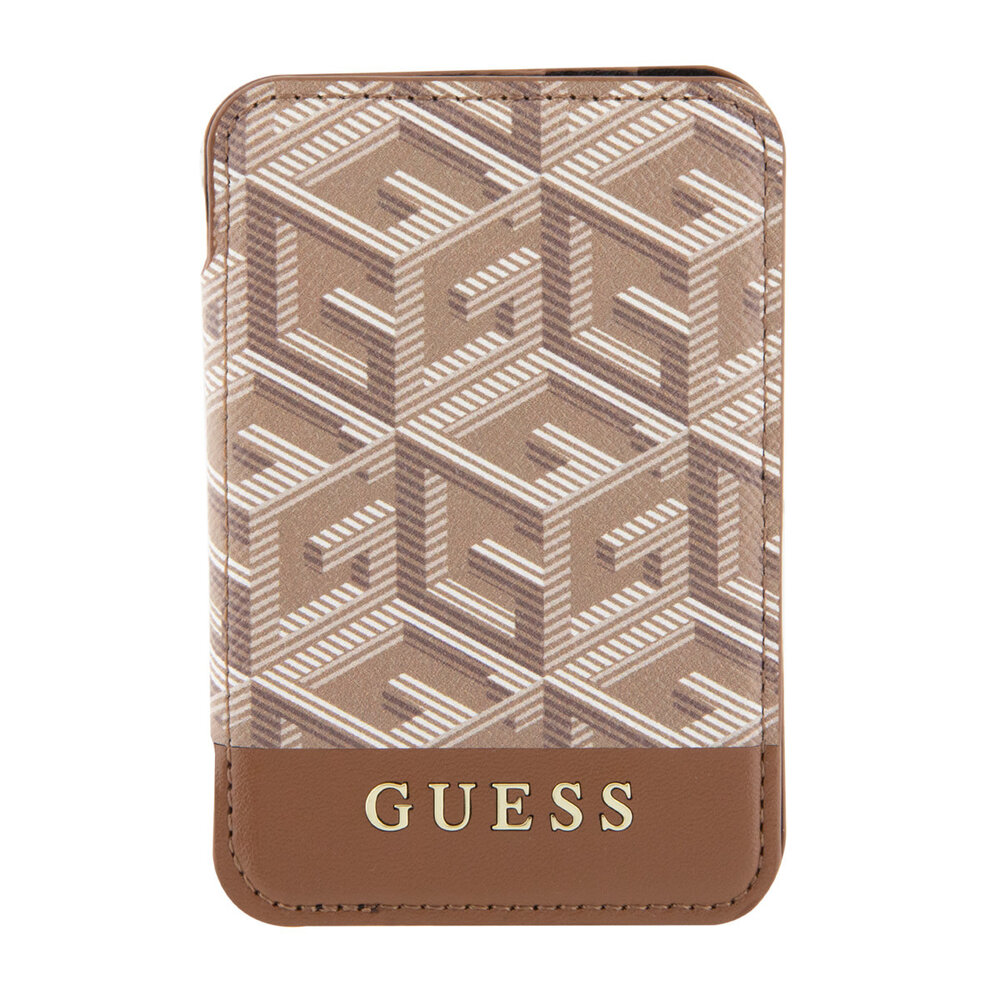 Guess Guess Magnetic Foldable Card Holder - Magsafe - G-Cube - Brown