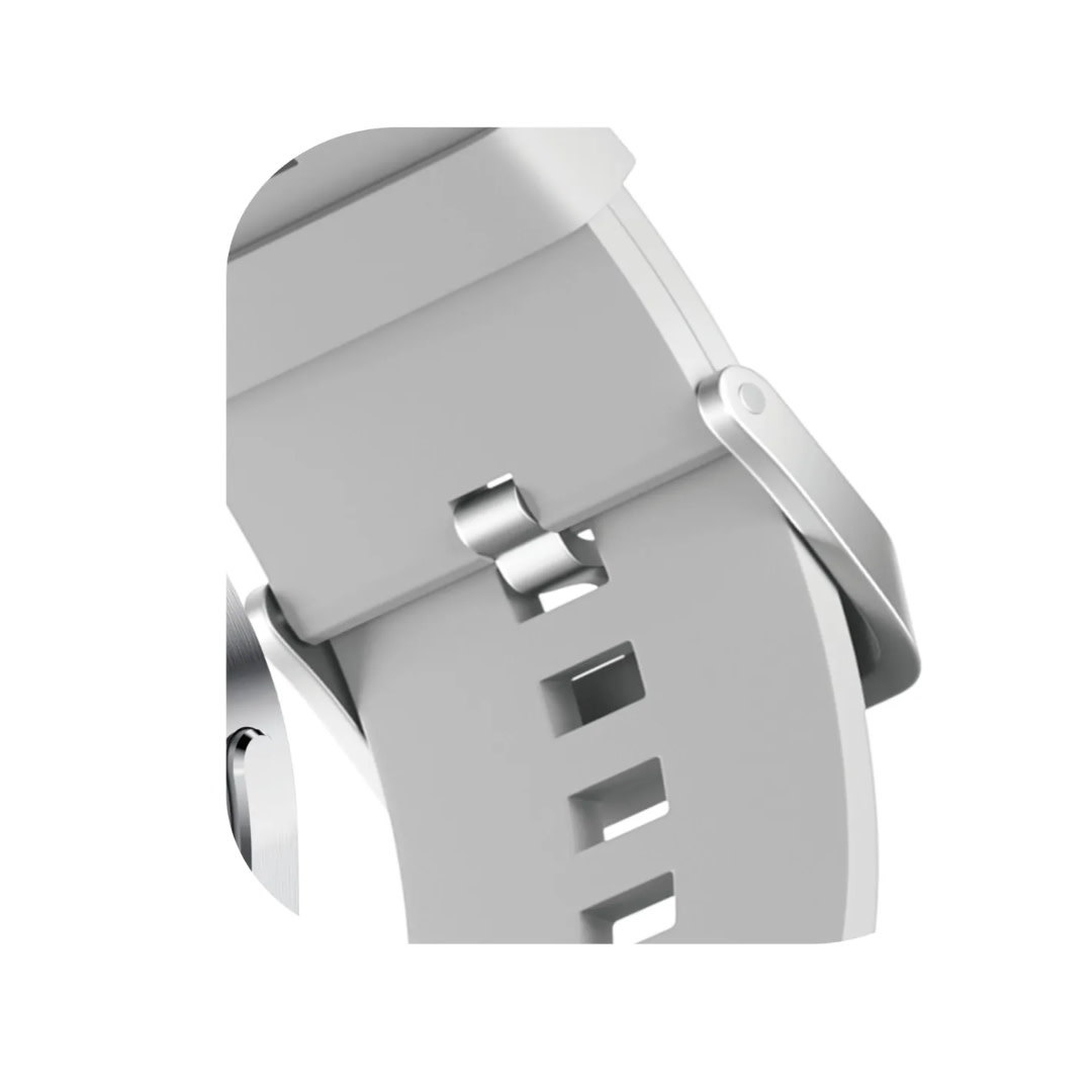 Porodo Zebro Smart Watch - Zilver, foto 4 van 6