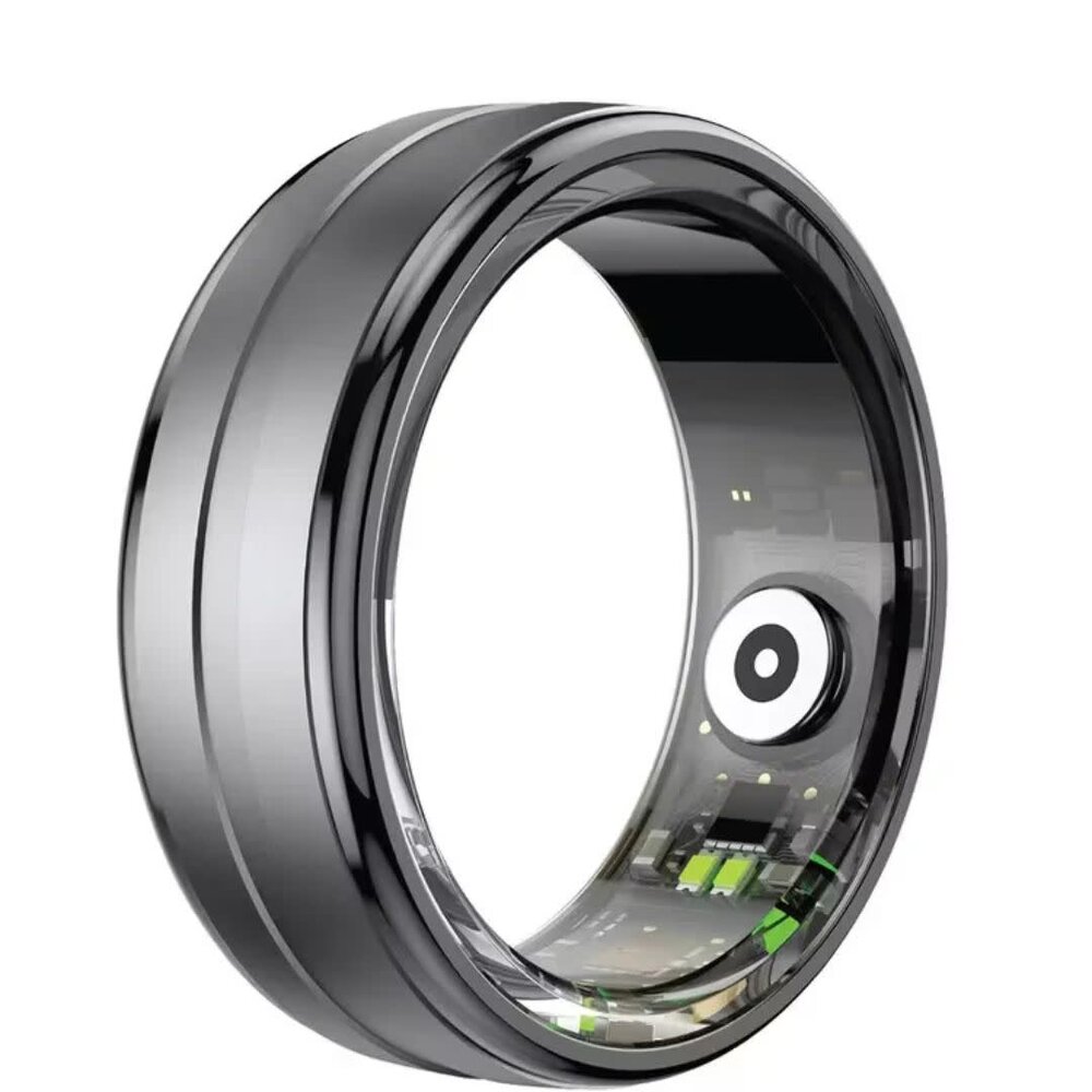 Green Lion Green Lion Smart Health Tracker Ring - Size 9 - Noir