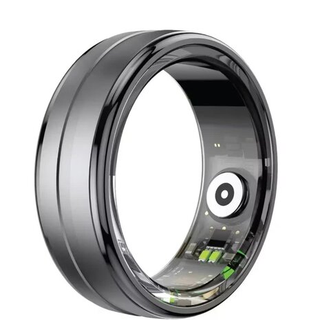 Green Lion Green Lion Smart Health Tracker Ring - Size 9 - Noir