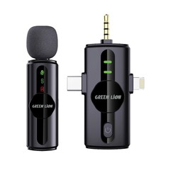 Green Lion GM-79X 3 in 1 Microphone - Black