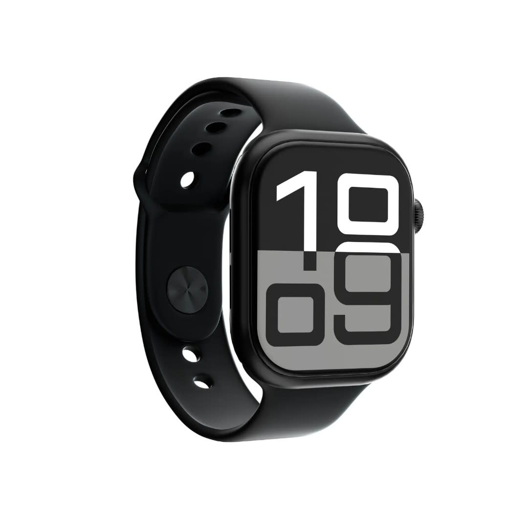 Green Lion Green Lion Active SE 46 Smart Watch - Jet Black & Black Strap