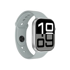 Green Lion Active SE 46 Smart Watch - Silver & Grey Strap