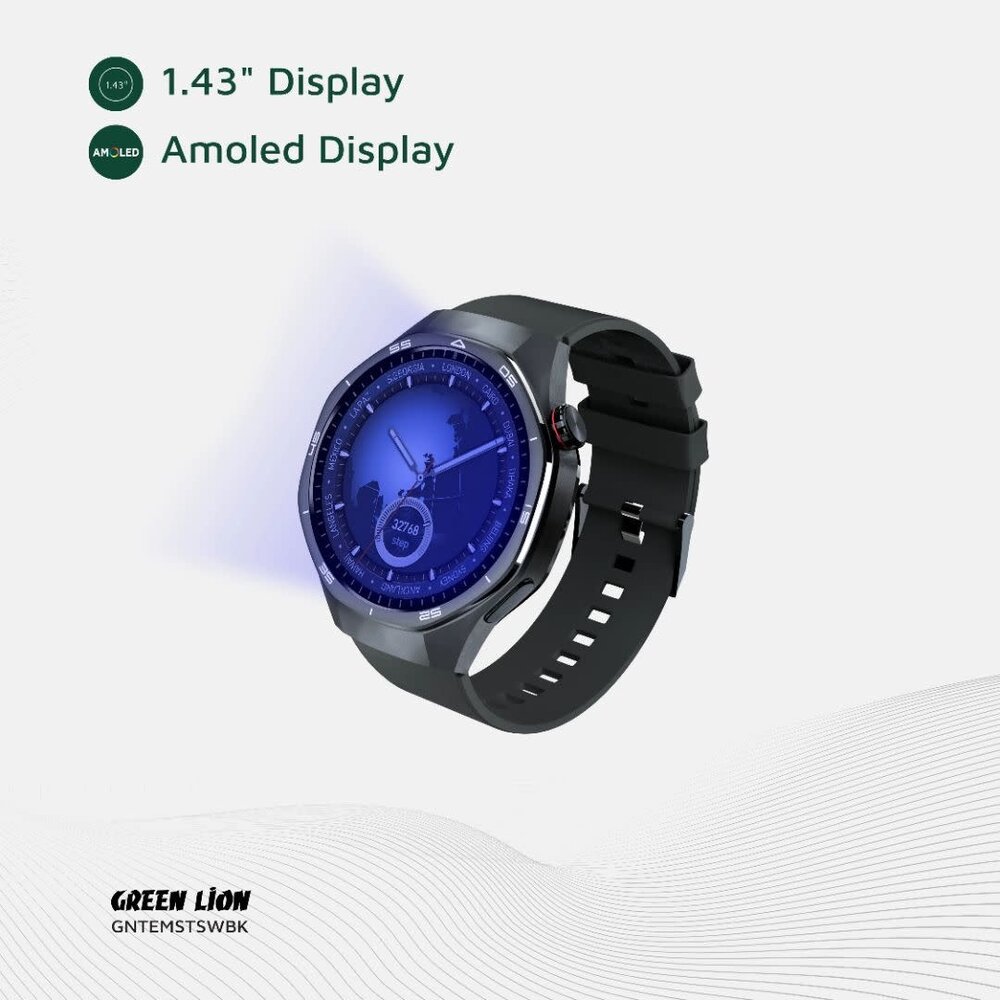 Green Lion Green Lion Tech Master Smart Watch - Schwarz Green Lion Green Lion Tech Master Smart Watch - Schwarz