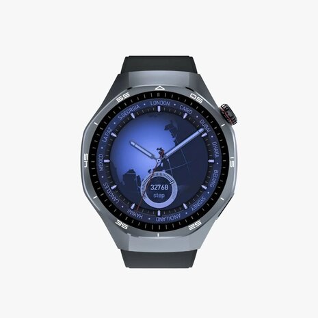 Green Lion Green Lion Tech Master Smart Watch - Zwart Green Lion Green Lion Tech Master Smart Watch - Zwart