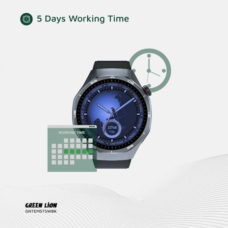 Green Lion Green Lion Tech Master Smart Watch - Black Green Lion Green Lion Tech Master Smart Watch - Black