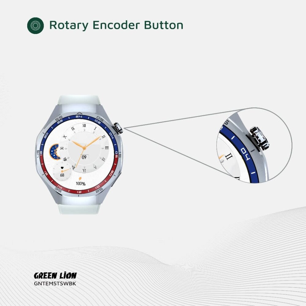 Green Lion Green Lion Tech Master Smart Watch - Silver Green Lion Green Lion Tech Master Smart Watch - Silver