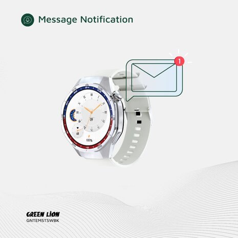 Green Lion Green Lion Tech Master Smart Watch - Silver Green Lion Green Lion Tech Master Smart Watch - Silver