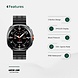 Green Lion Green Lion Connect Pro Smart Watch - Schwarz Green Lion Green Lion Connect Pro Smart Watch - Schwarz