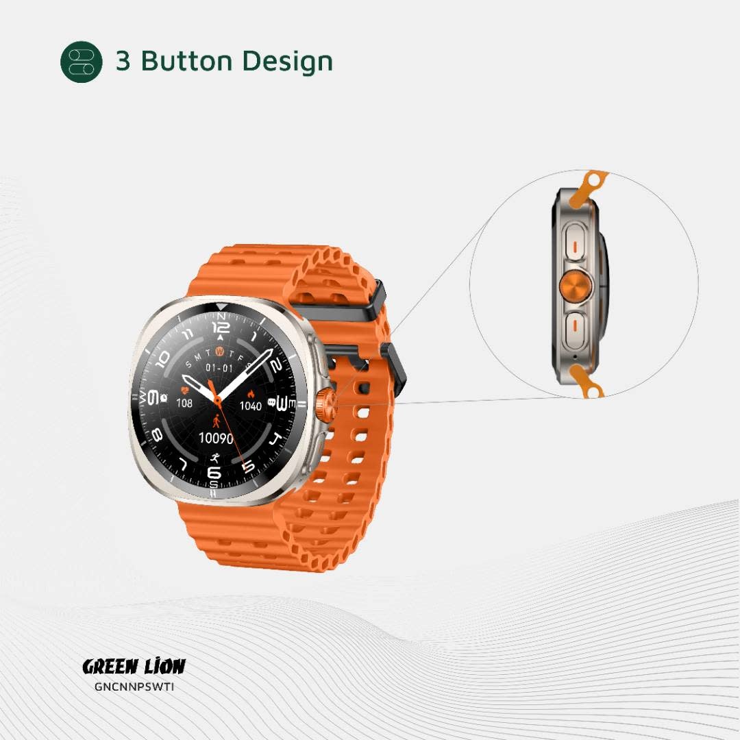 Green Lion Green Lion Connect Pro Smart Watch - Titanium, foto 6 van 6