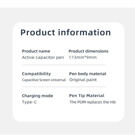 Green Lion Green Lion Universal Pencil 2 - Blanc Green Lion Green Lion Universal Pencil 2 - Blanc