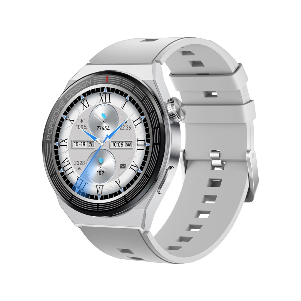 Porodo Zebro Smart Watch - Zilver, foto 3 van 6
