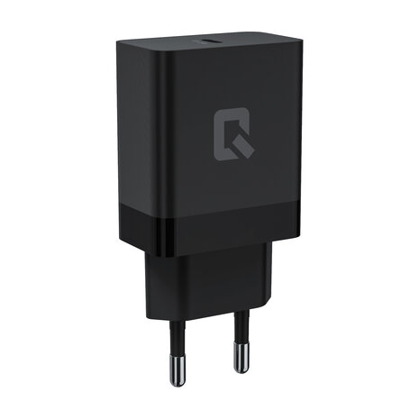 TUNIQ TUNIQ Fast Charger PD 25W Adapter mit Lightning-zu-USB Type-C Kabel - Schwarz TUNIQ TUNIQ Fast Charger PD 25W Adapter mit Lightning-zu-USB Type-C Kabel - Schwarz