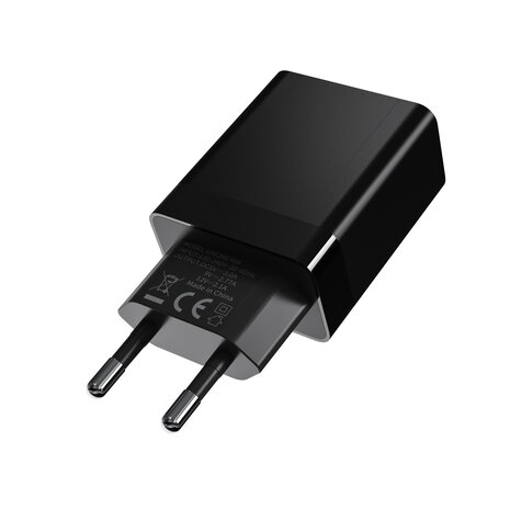 TUNIQ TUNIQ Fast Charger PD 25W Adapter mit Lightning-zu-USB Type-C Kabel - Schwarz TUNIQ TUNIQ Fast Charger PD 25W Adapter mit Lightning-zu-USB Type-C Kabel - Schwarz