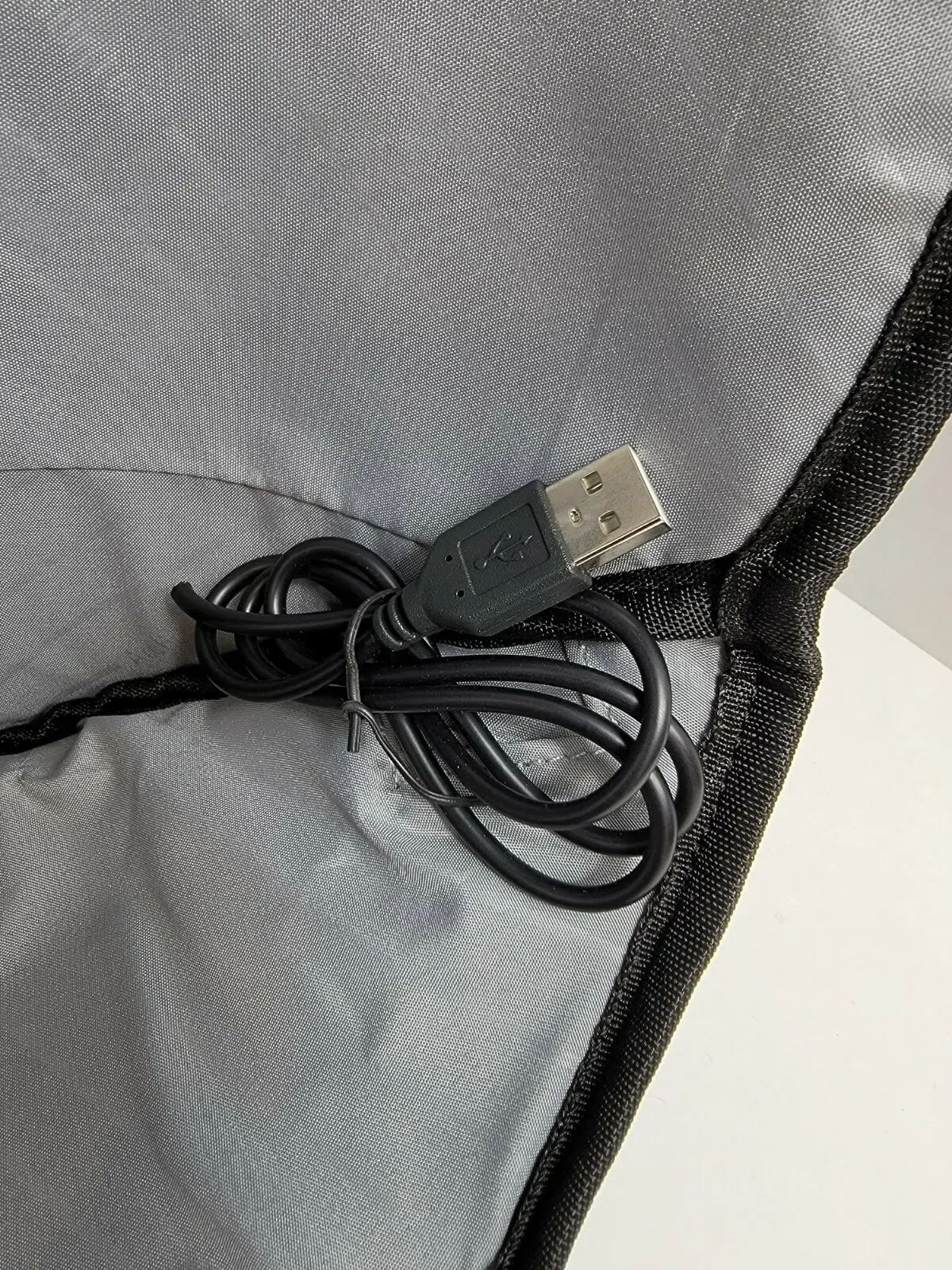 Arctic Hunter Password Lock USB Backpack - Grijs, foto 5 van 6