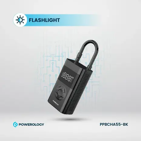 Powerology 3C Mini Air Pump 4000mAh - Black Powerology 3C Mini Air Pump 4000mAh - Black