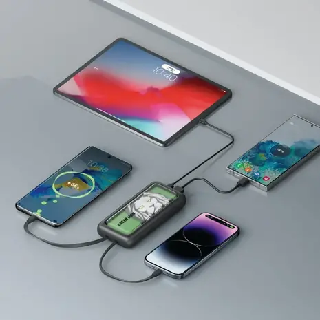 Green Lion Green Lion Le Lion Integrated Powerbank 10000mAh - Noir Green Lion Green Lion Le Lion Integrated Powerbank 10000mAh - Noir