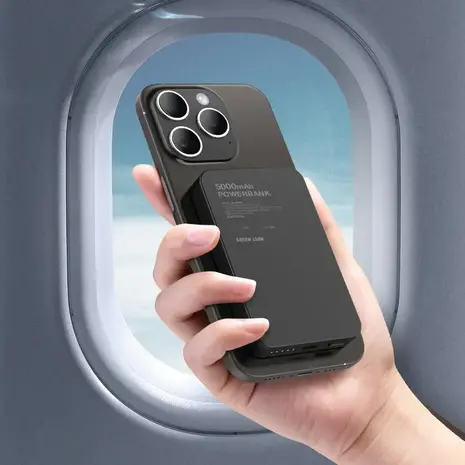 Green Lion Green Lion GL-MAG 5 PD20W Powerbank 5000mAh - Zwart Green Lion Green Lion GL-MAG 5 PD20W Powerbank 5000mAh - Zwart