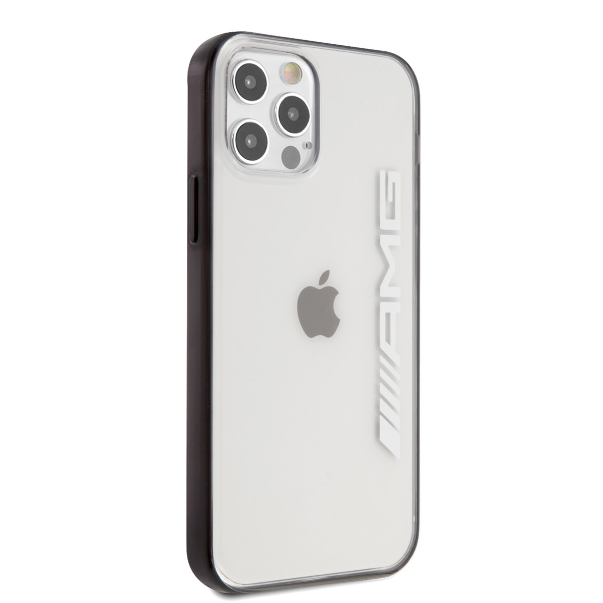 AMG AMG iPhone 12 Pro Max Backcover hoesje - Metallic Painted - Black edges - Transparant, foto 3 van 6