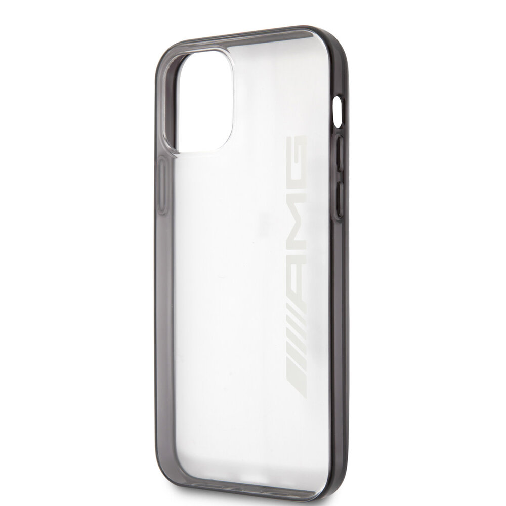 AMG AMG iPhone 12 Pro Max Back cover case - Metallic Painted - Black edges - Transparent AMG AMG iPhone 12 Pro Max Back cover case - Metallic Painted - Black edges - Transparent