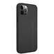 AMG AMG iPhone 12 Pro Max Back cover case - Leather - Hot Stamp - Black AMG AMG iPhone 12 Pro Max Back cover case - Leather - Hot Stamp - Black
