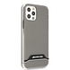 AMG AMG iPhone 12 - 12 Pro Backcover hoesje - Electroplated - Horizontal Stripe - Transparant AMG AMG iPhone 12 - 12 Pro Backcover hoesje - Electroplated - Horizontal Stripe - Transparant