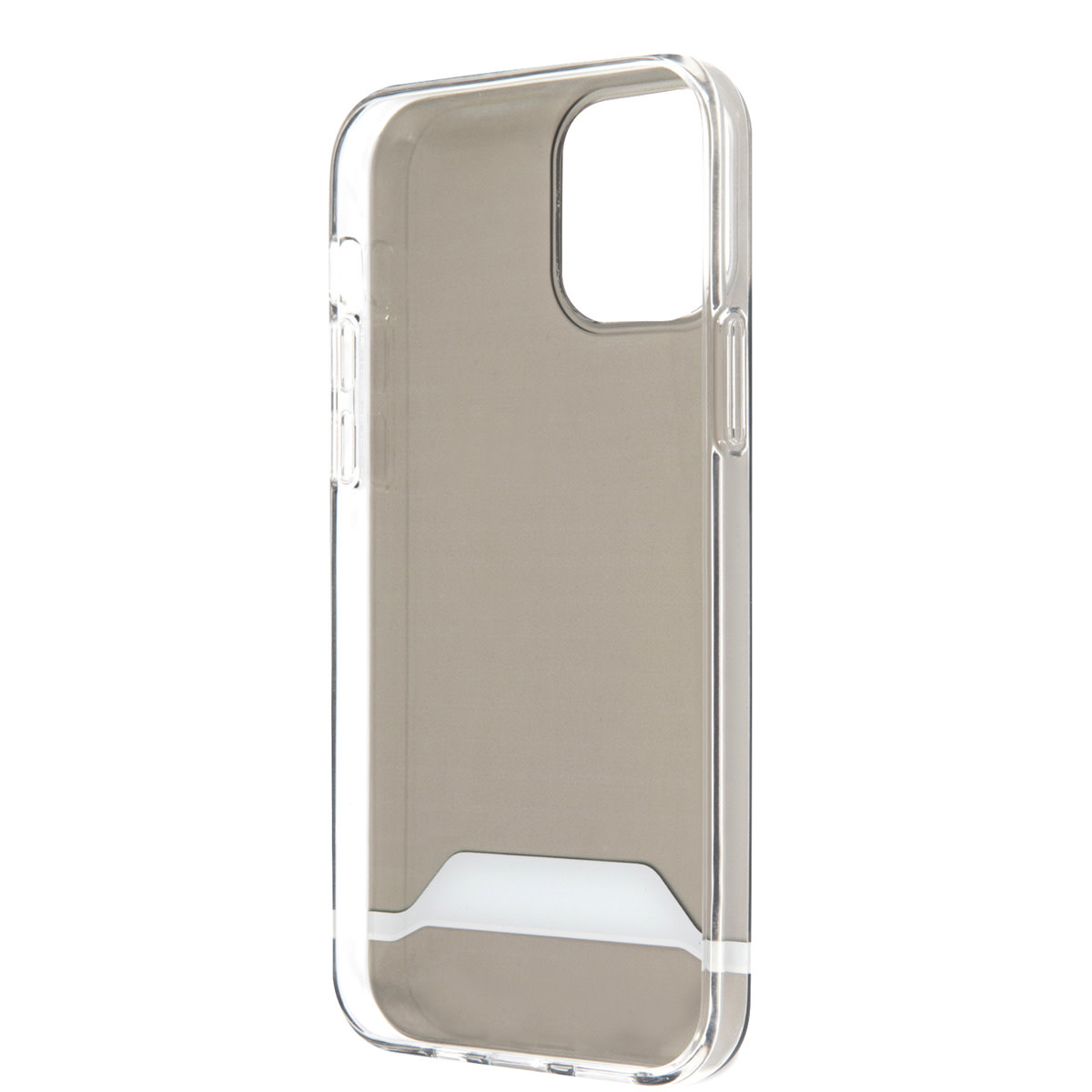AMG AMG iPhone 12 - 12 Pro Backcover hoesje - Electroplated - Horizontal Stripe - Transparant, foto 5 van 6
