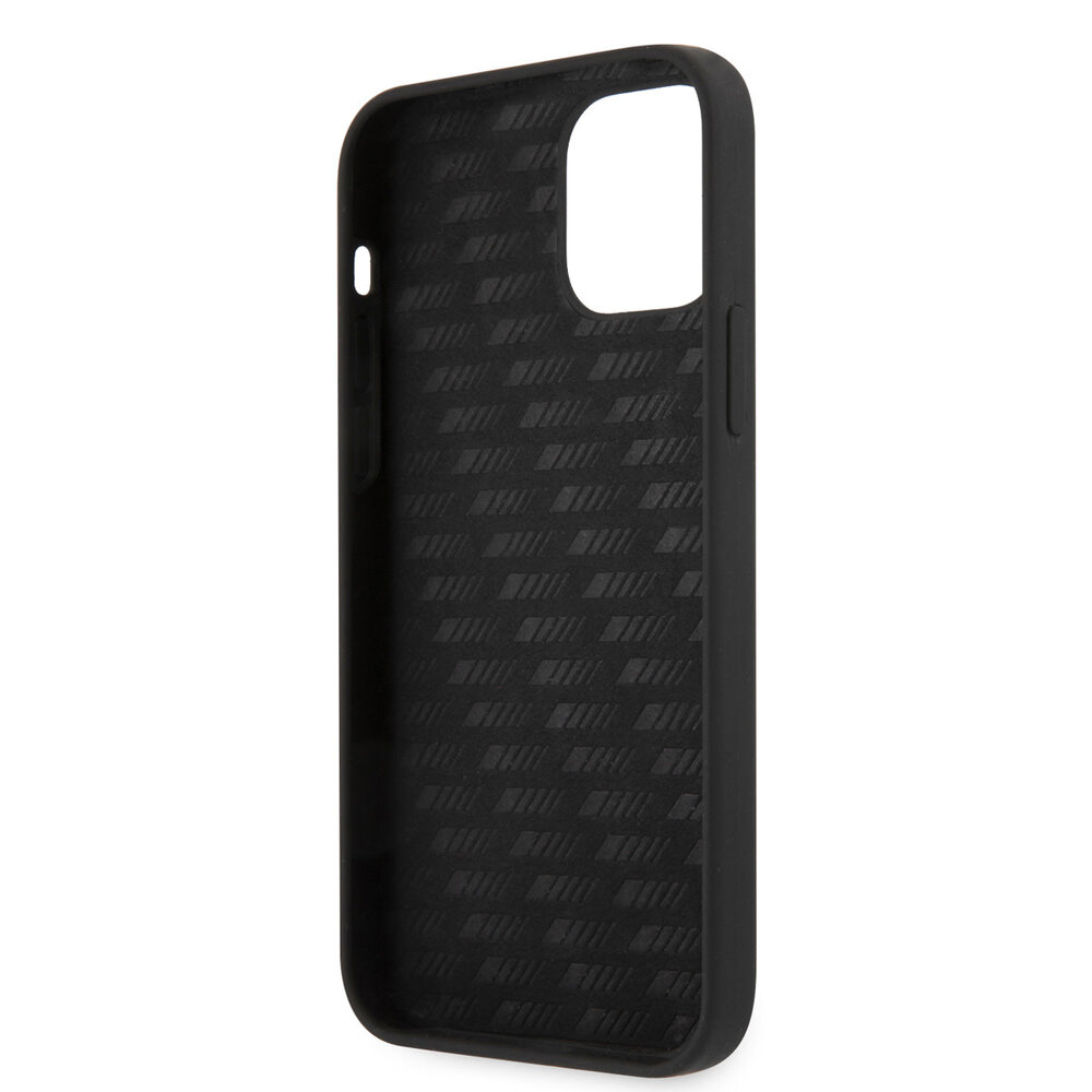 AMG AMG iPhone 12 - 12 Pro Back cover case - Silicone - Two Tones White Line - Grey