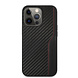 AMG AMG iPhone 13 Pro Back-Cover hul - Carbon Effect - Leather & Red Stitching - Schwarz AMG AMG iPhone 13 Pro Back-Cover hul - Carbon Effect - Leather & Red Stitching - Schwarz