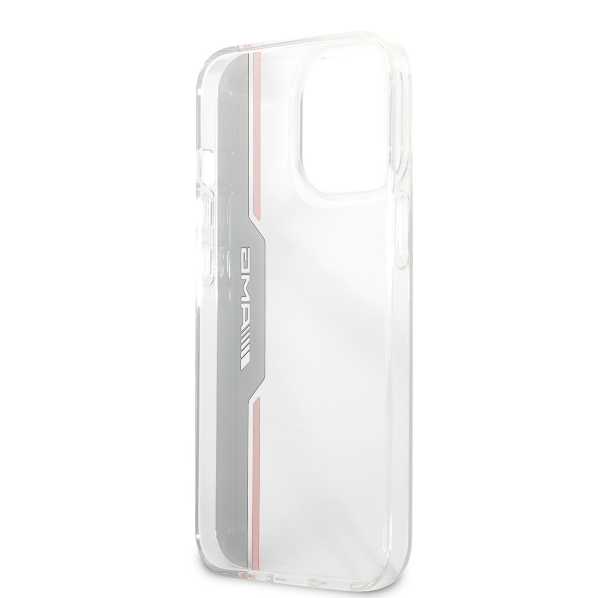 AMG AMG iPhone 13 Pro Backcover hoesje - Electroplated Black & Red - Transparant, foto 6 van 6
