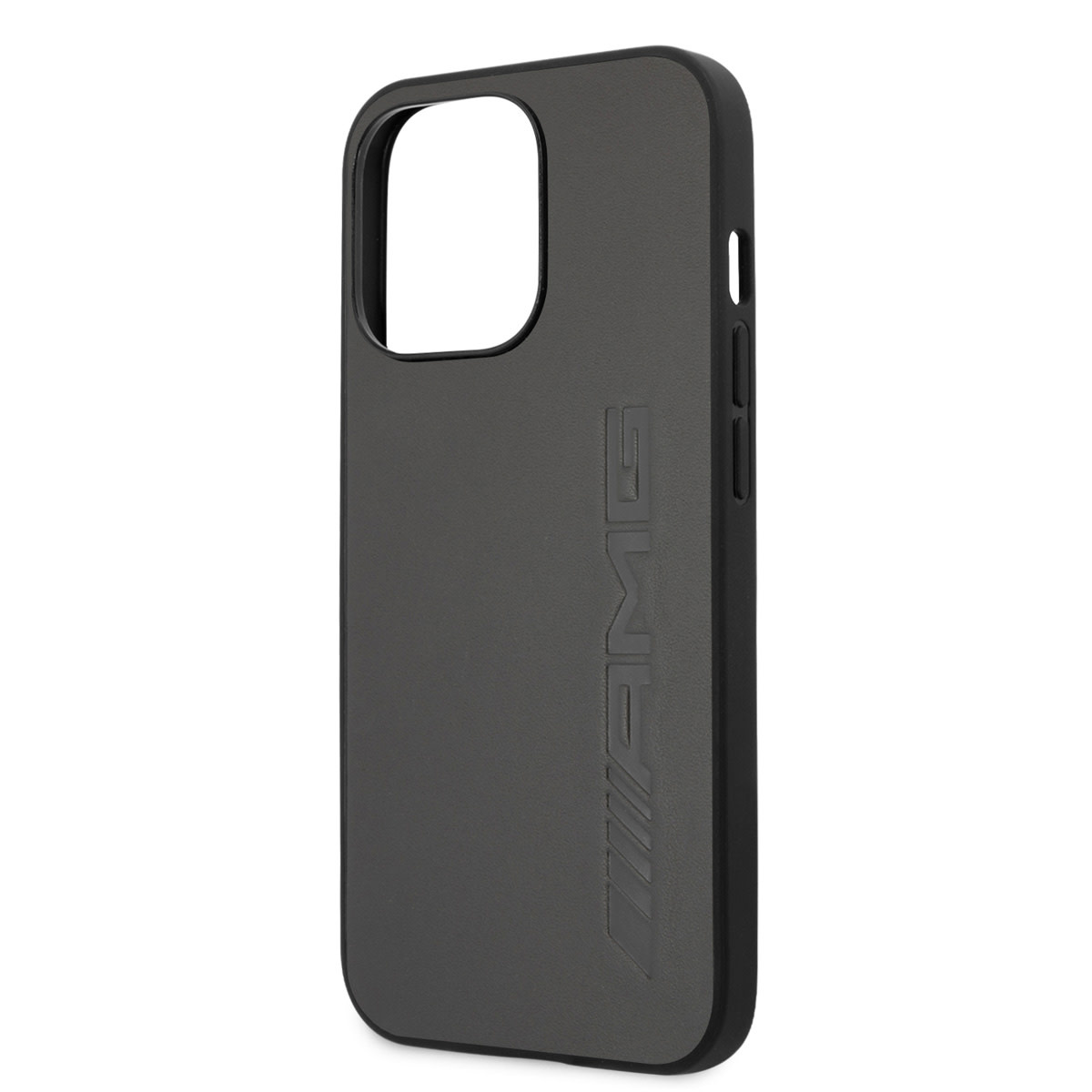 AMG AMG iPhone 13 Pro Backcover hoesje - Leather - Hot Stamp - Grijs, foto 5 van 6