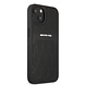 AMG AMG iPhone 13 & 14 Back cover case - Leather with Curved Lines - Black AMG AMG iPhone 13 & 14 Back cover case - Leather with Curved Lines - Black